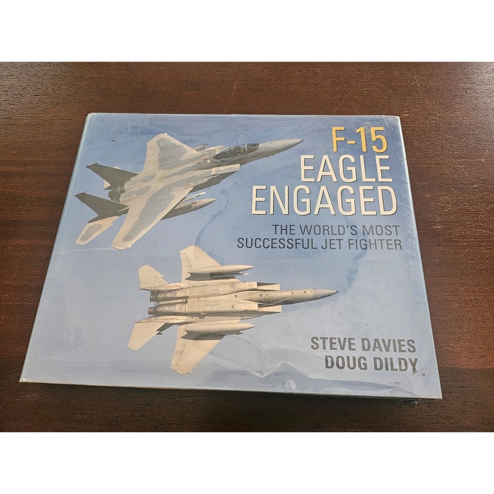 Osprey F-15 Eagle Engaged Hardcover Book OS Steve Davies Blue Military Aviation